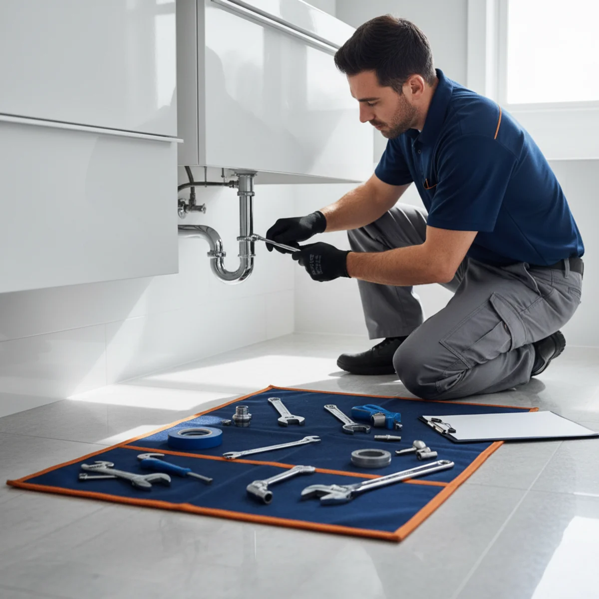 Bathroom plumbing repair in Roselle Park NJ