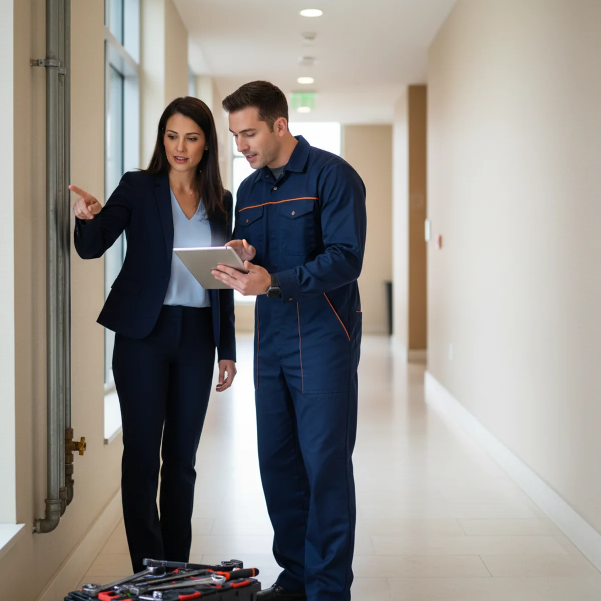 Property manager plumbing emergency plan