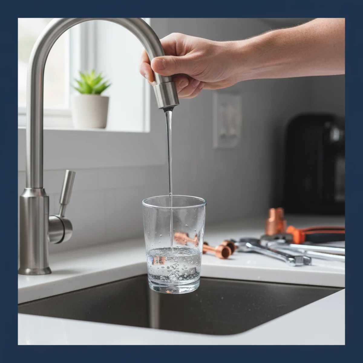 What causes low water pressure