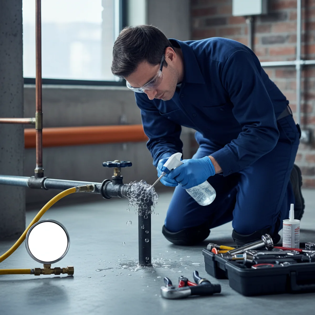 Gas line repair plumber in Roselle Park NJ